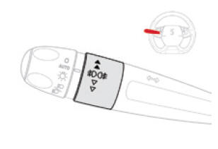 Citroen DS5. Ring zum Einschalten der Nebelleuchten