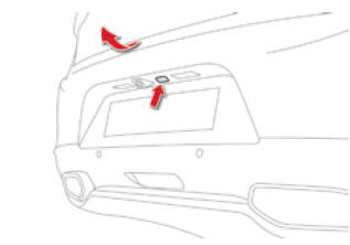 Citroen DS5. Öffnen von außen