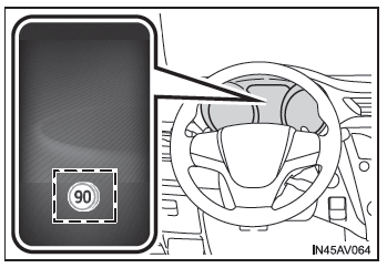 Toyota Avensis. Anzeige auf dem Multi-Informationsdisplay
