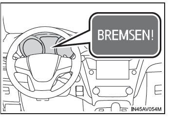 Toyota Avensis. Pre-Crash-Warnung