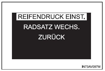 Toyota Avensis. Fahrzeuge mit Schwarz-Weiß-Display