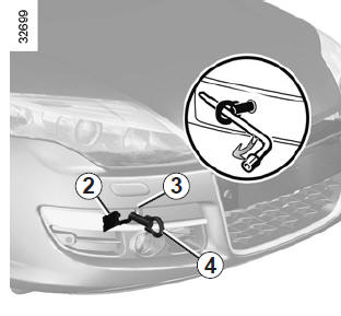 Renault Laguna. Abschleppen eines Fahrzeugs mit Automatikgetriebe