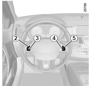 Renault Laguna. Unterbrechen der Funktion