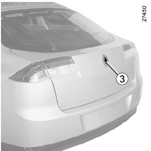 Renault Laguna. Entriegelung des Fahrzeugs