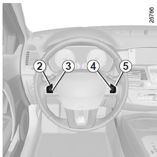 Renault Laguna. Unterbrechen der Funktion