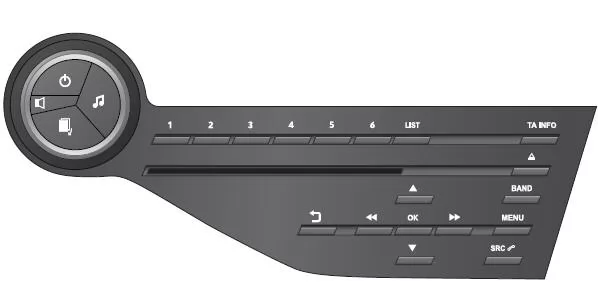 Citroen DS5. Autoradio / Bluetooth