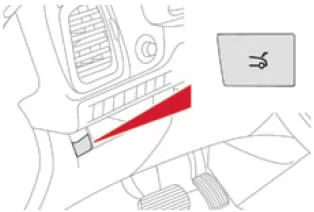 Citroen DS5. Öffnen von innen
