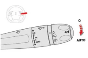 Citroen DS5. Wischautomatik einschalten