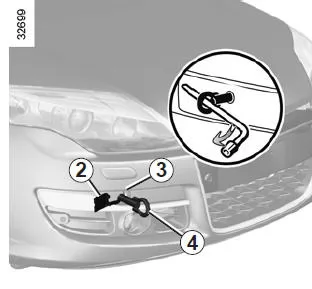 Renault Laguna. Abschleppen eines Fahrzeugs mit Automatikgetriebe