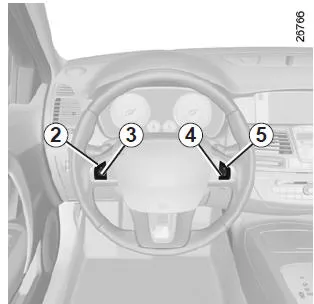 Renault Laguna. Unterbrechen der Funktion
