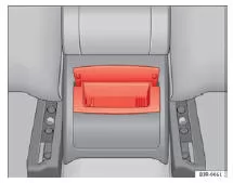 Seat Exeo. Abb. 121 Aschenbecher hinten