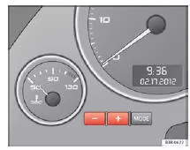 Seat Exeo. Abb. 41 Instrumentenbeleuchtung