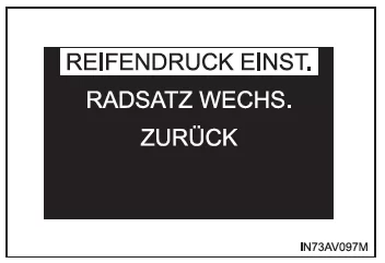 Toyota Avensis. Fahrzeuge mit Schwarz-Weiß-Display