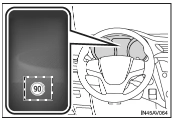 Toyota Avensis. Anzeige auf dem Multi-Informationsdisplay